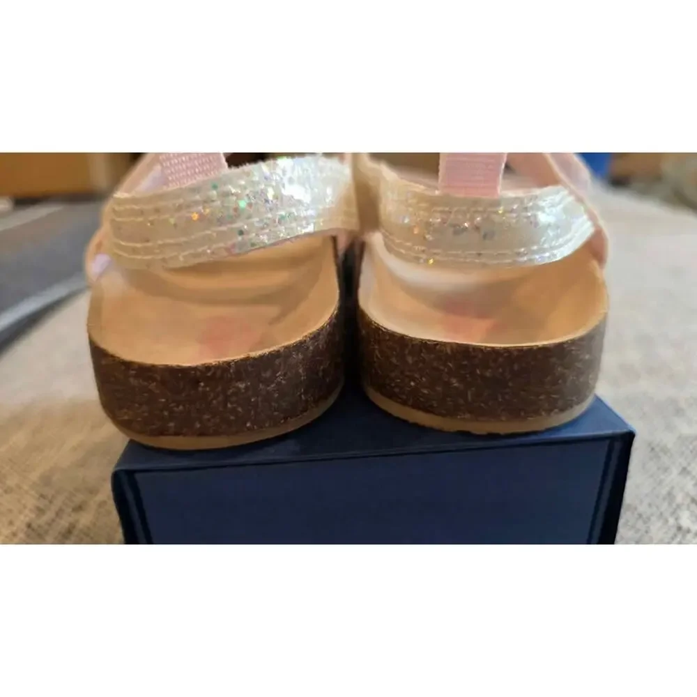 New OshKosh B'gosh Toddler Girls Glitter Sandals - Size 8